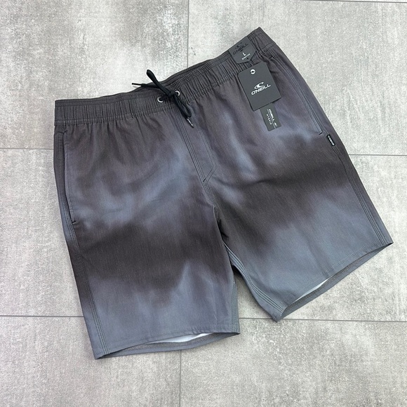 🔹O’NEILL🔹STOCKTON PRINTE- WAIST hybrid elastic waist every day shorts swim dry - Picture 1 of 10